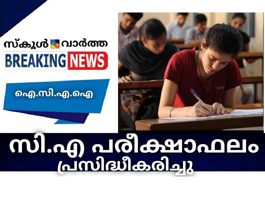 സി.എ പരീക്ഷാഫലം പ്രസിദ്ധീകരിച്ചു