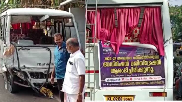 സ്കൂൾ ബസ് മറിഞ്ഞു 18 വിദ്യാർത്ഥികൾക്ക് പരുക്ക്: അപകടം കൊല്ലം ഉമയനല്ലൂരിൽ